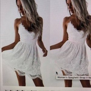White summer dress
